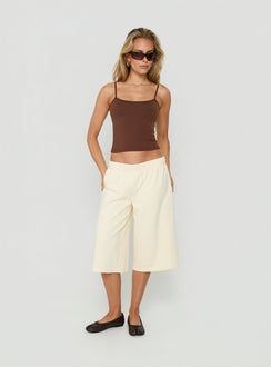 Sayllor Longline Sweat Shorts Cream
