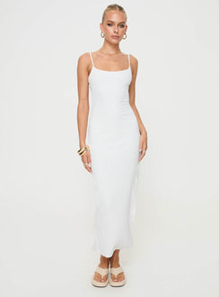 Elestria Maxi Dress White Tall