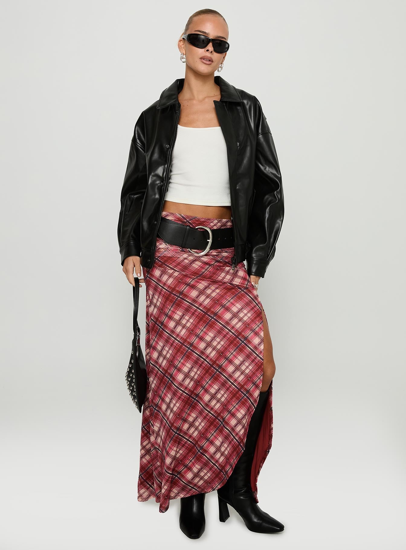 Cooperi Maxi Skirt Red Multi