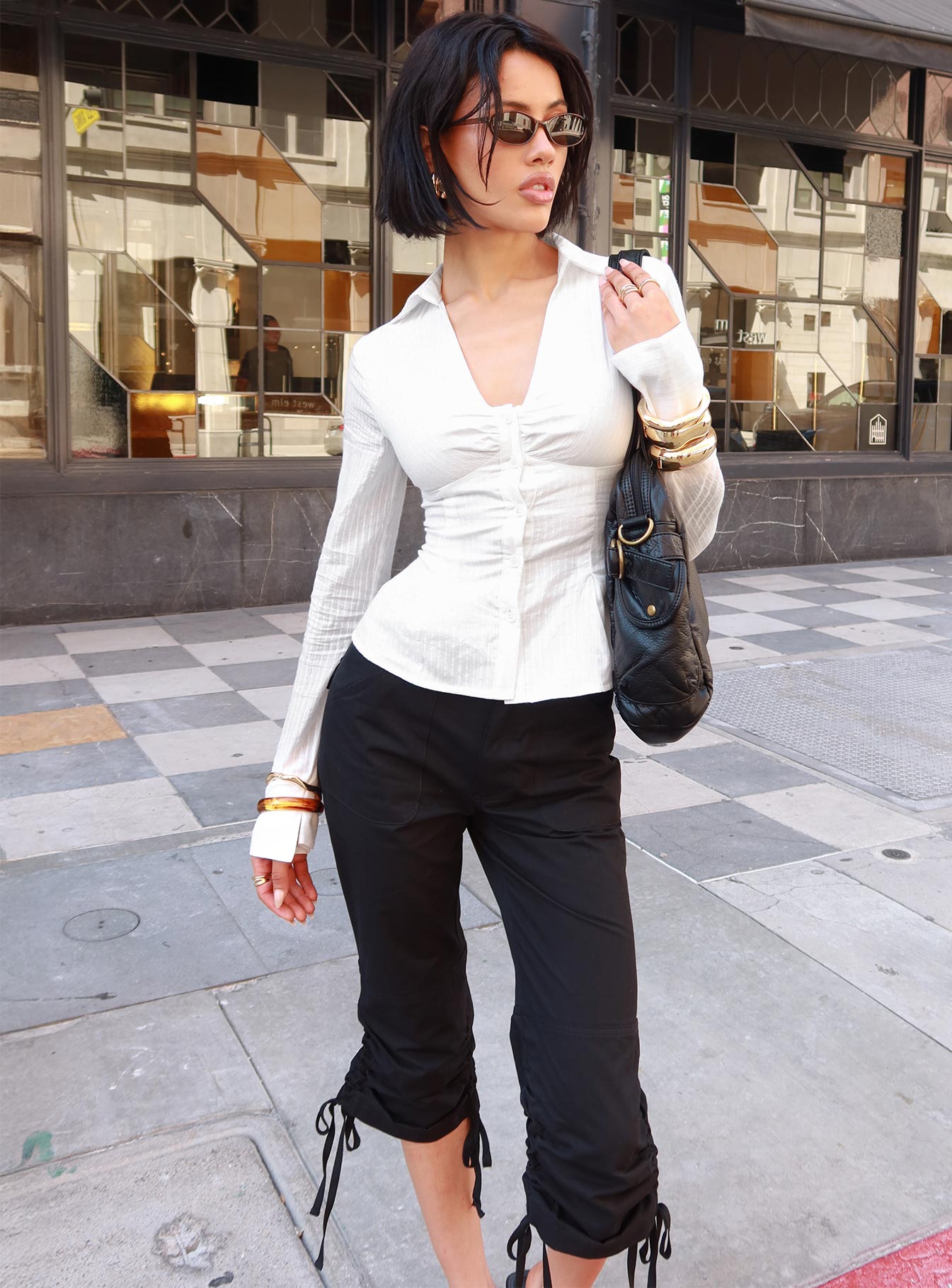 Hot Rod Capri Pant Black