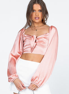 product Princess Polly Full Sleeves Square Neck  Estee Top Pink