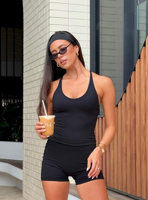 Final Form Active 4" Invisible Scrunch Shorts Black