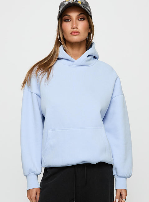 Unwind In Peace Hoodie Blue