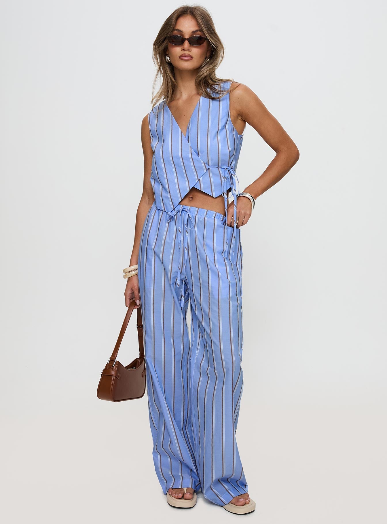 Raychel Set Blue Stripe