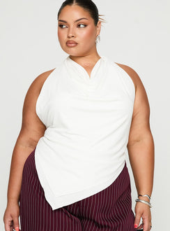 Interlude Top White Curve