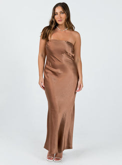 product Princess Polly Crew Neck  Haley Maxi Dress Brown