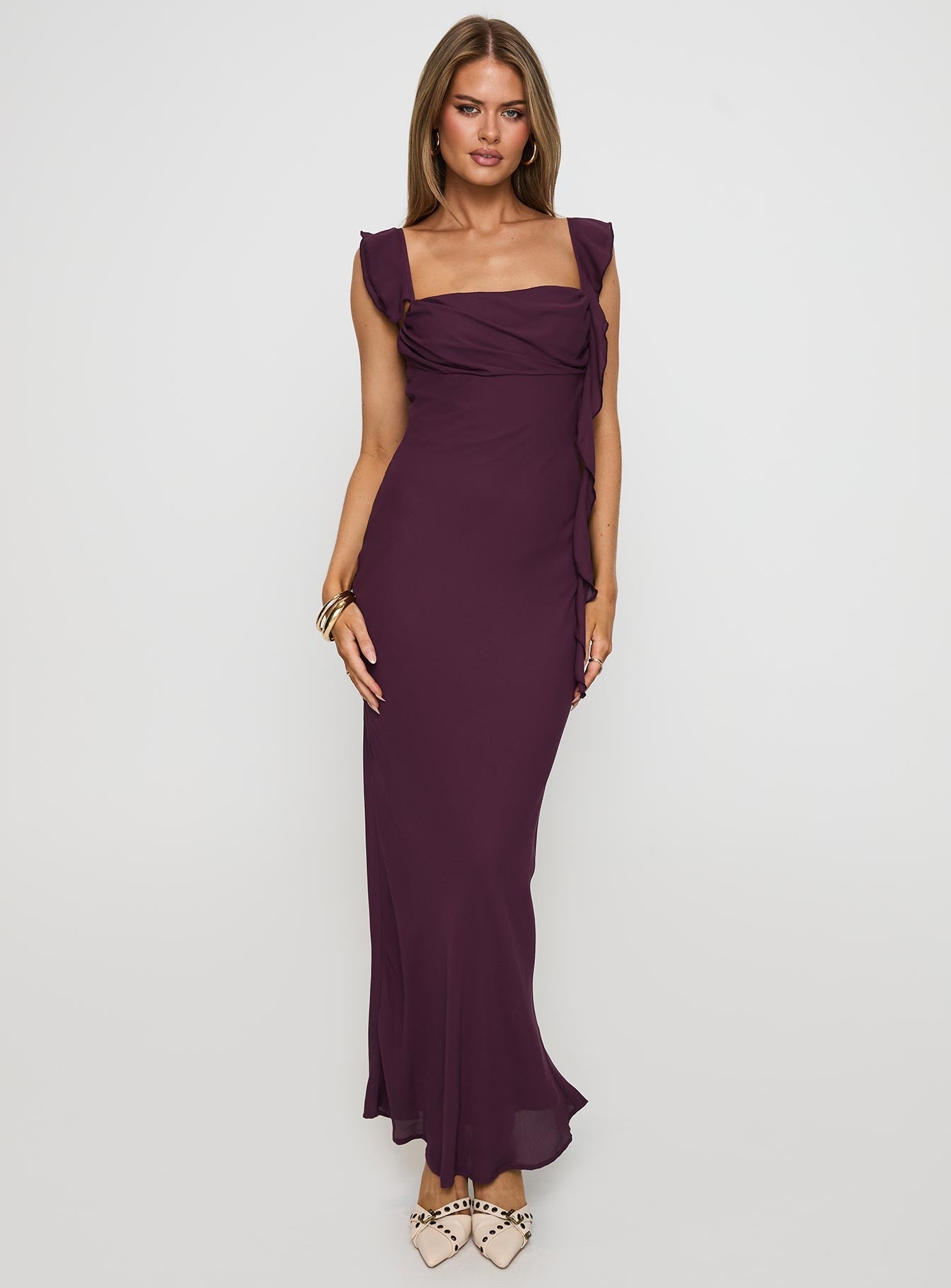 Lanai Maxi Dress Plum