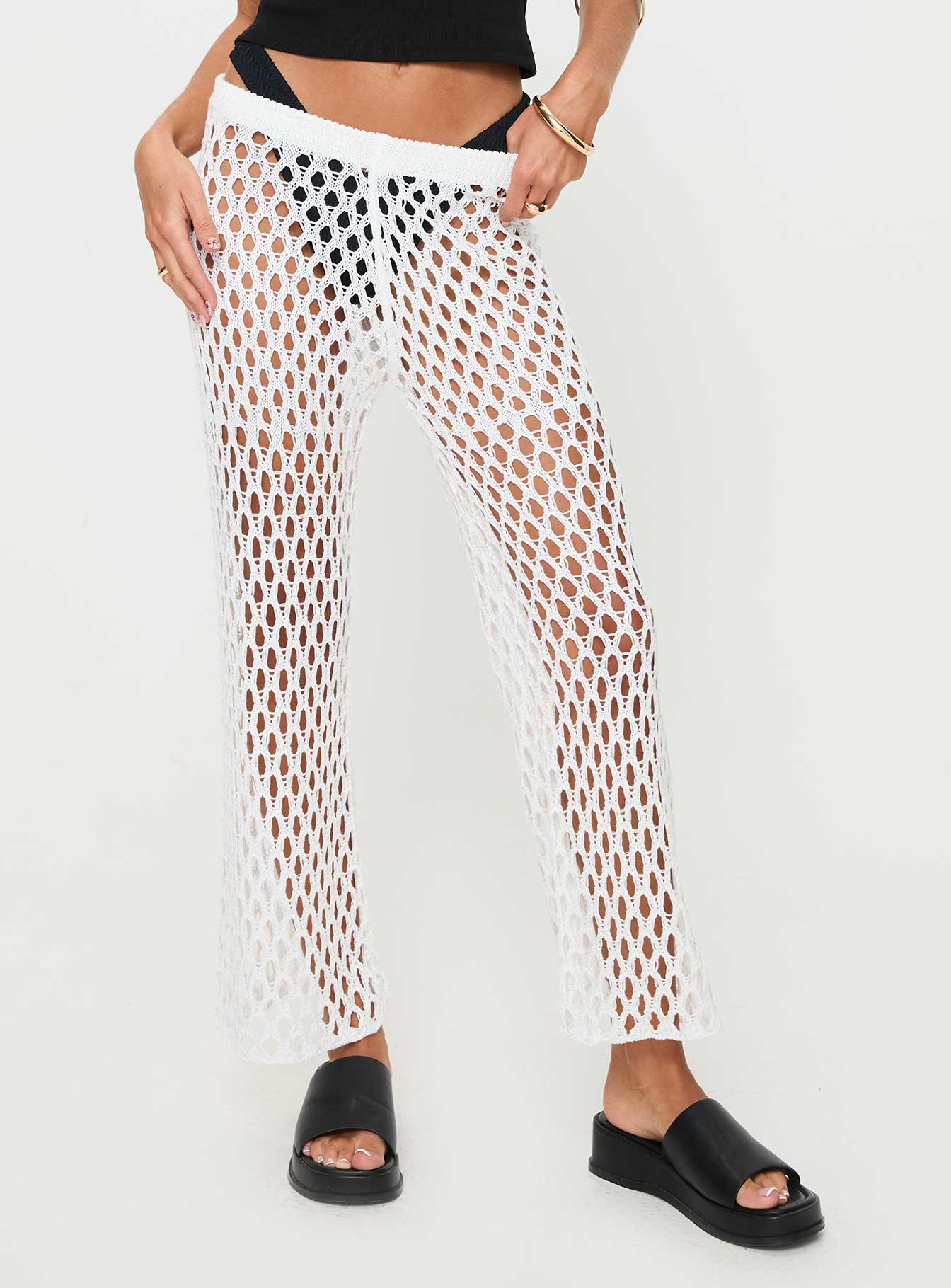 Time In The Sun Pants White