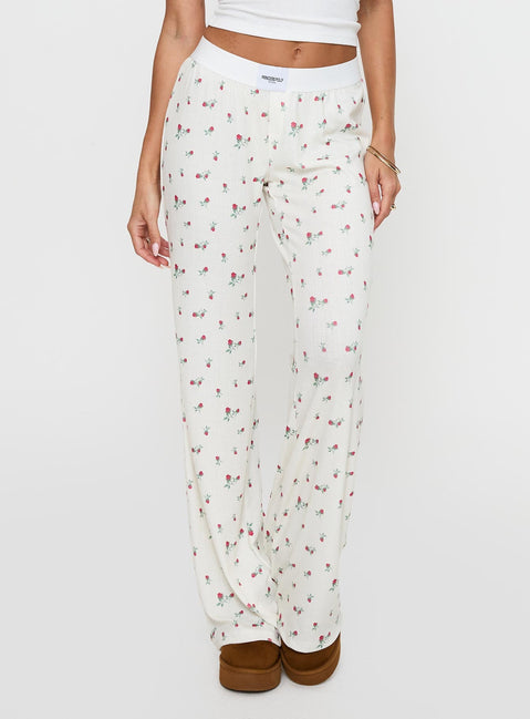 Lullabies Pointelle Sleep Pant Yellow