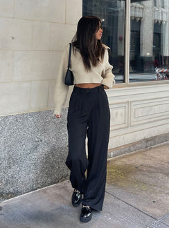 product Princess Polly High Waisted Pants  Kacey Pants Black