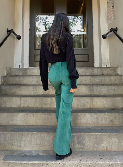 product Princess Polly High Waisted Pants  Nadia Pants Green