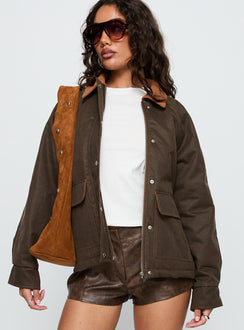 Shadow Phase Jacket Brown