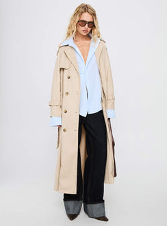 Vision Board Trench Coat Beige