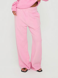 AT Fleece Baggy Sweatpant Washed Pink