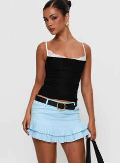 Guilea Pleat Skort Blue