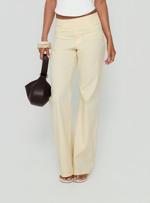 Totti Pant Butter Yellow