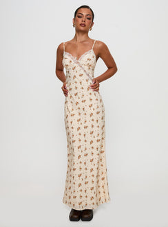 Madeleine Lace Maxi Dress Multi Floral