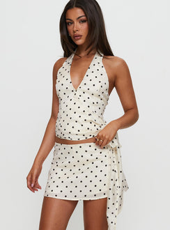Beffanie Halter Wrap Set Polka Dot