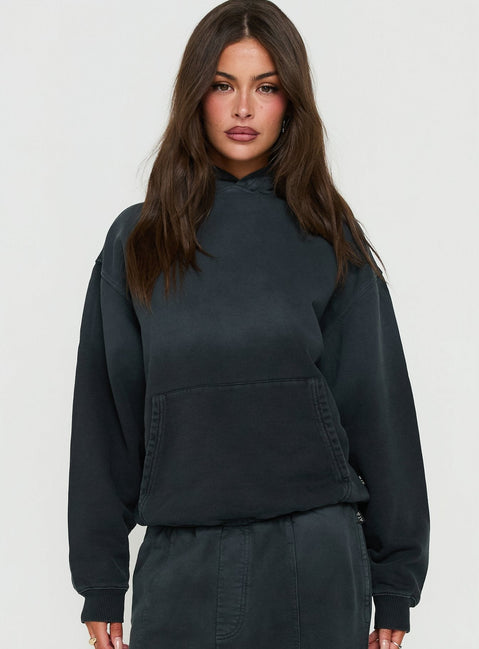 AT Pullover Oversized Hoodie Black