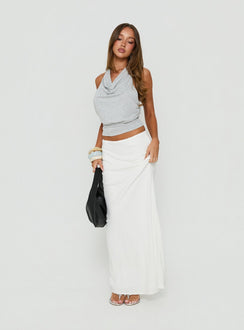 Jodie Maxi Skirt White
