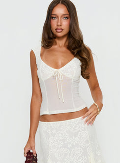 Quani Lace Top Cream