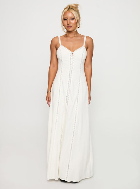 Mercie Maxi Dress White