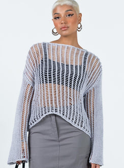 The Kennedy Sweater Grey Princess Polly  regular 