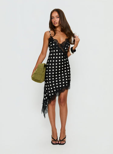 green emerald velvet dress Noujoud Cotton Black & Gold Dots Dress  Orient 499