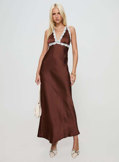 Natassja Maxi Dress Chocolate