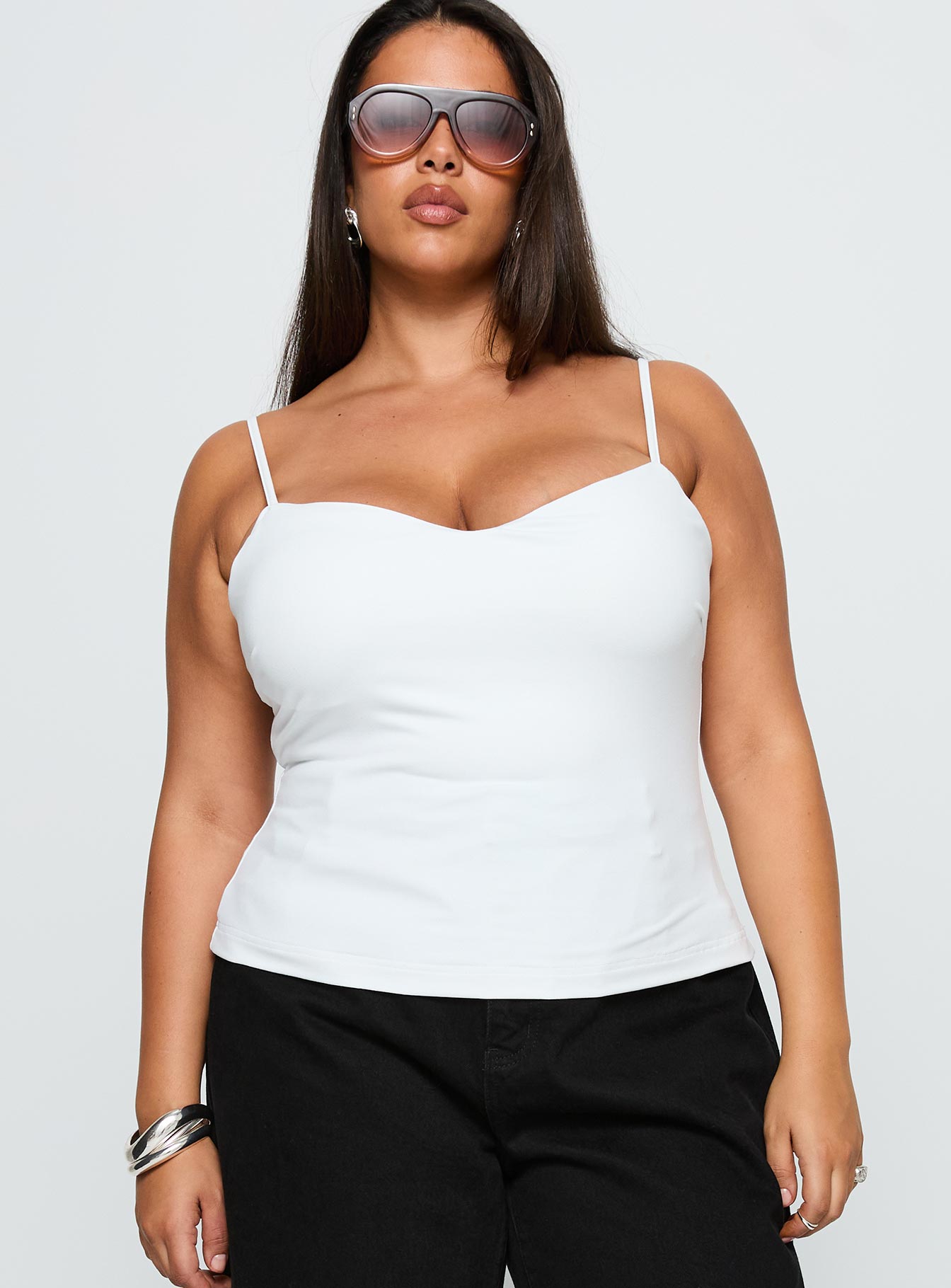 Evanda Top White Curve