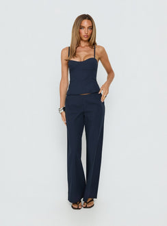 Kierstyn Corset Set Navy