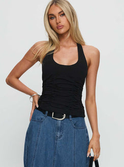 Nataliya Halter Top Black