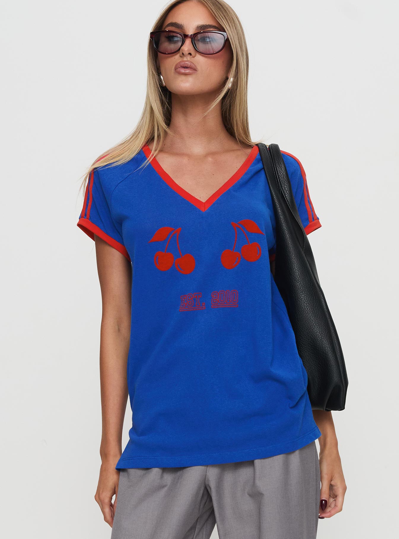 From The Vine Sports Top Blue