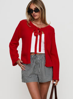 Veridian Shorts Black/White Gingham