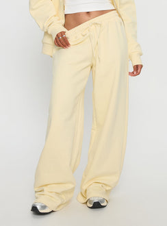 All Day Straight Leg Sweatpants Butter Yellow