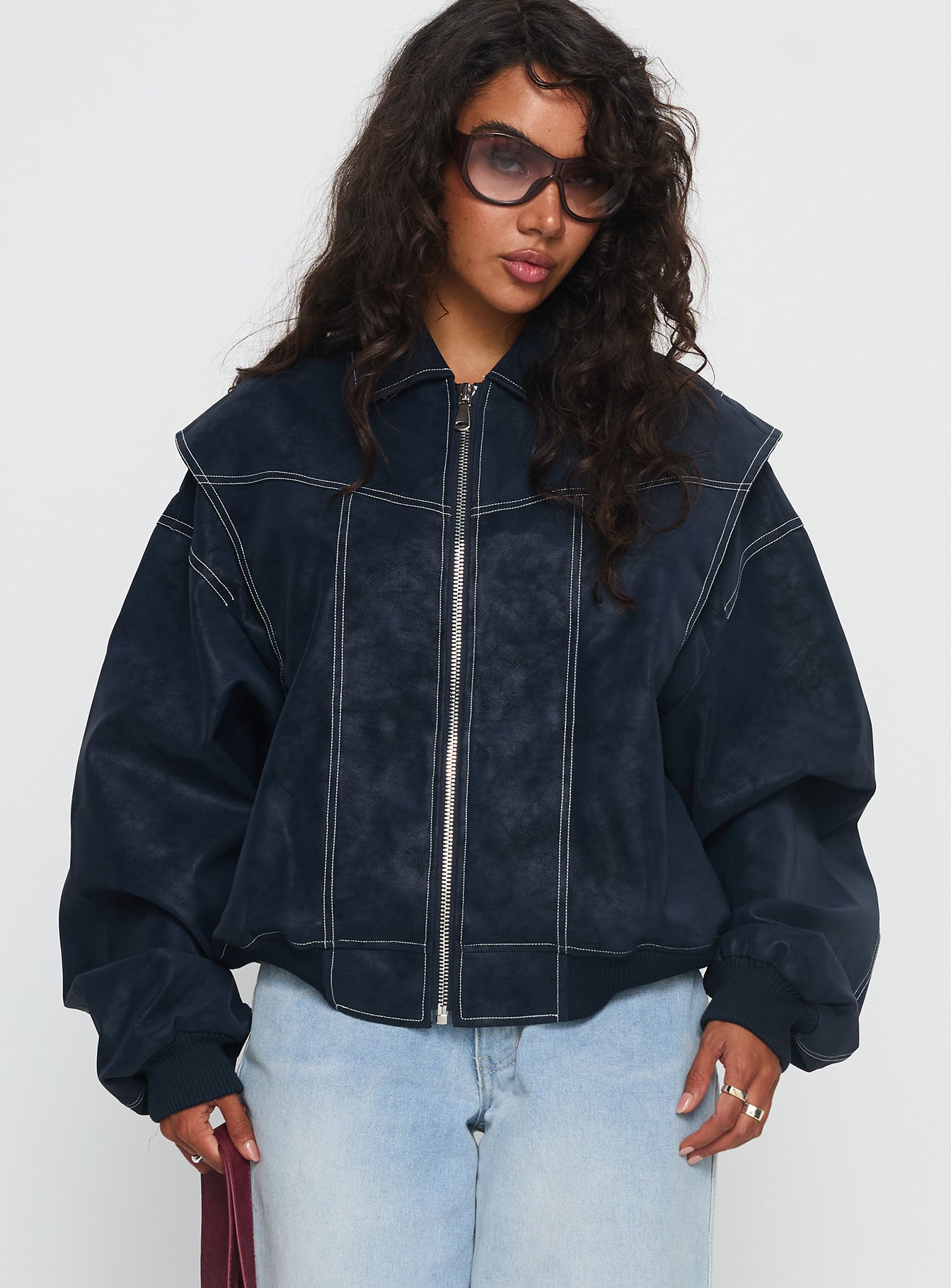Vista Bomber Jacket Washed Navy
