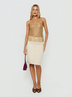 Golden Hour Cami Top Gold