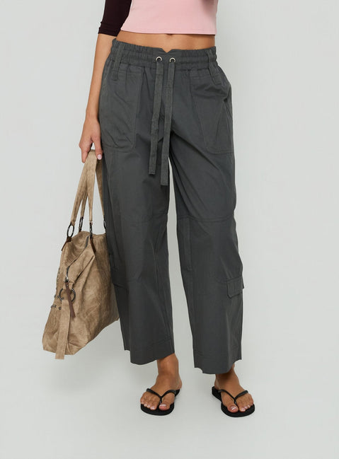 Fever Cargo Pant Charcoal