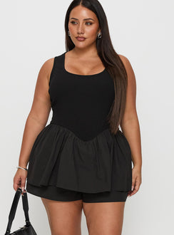 Inspiring Me Playsuit Black Curve