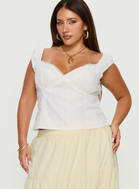 Fyrie Top White Curve