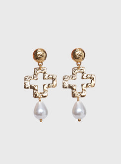 Carrion Earrings Gold