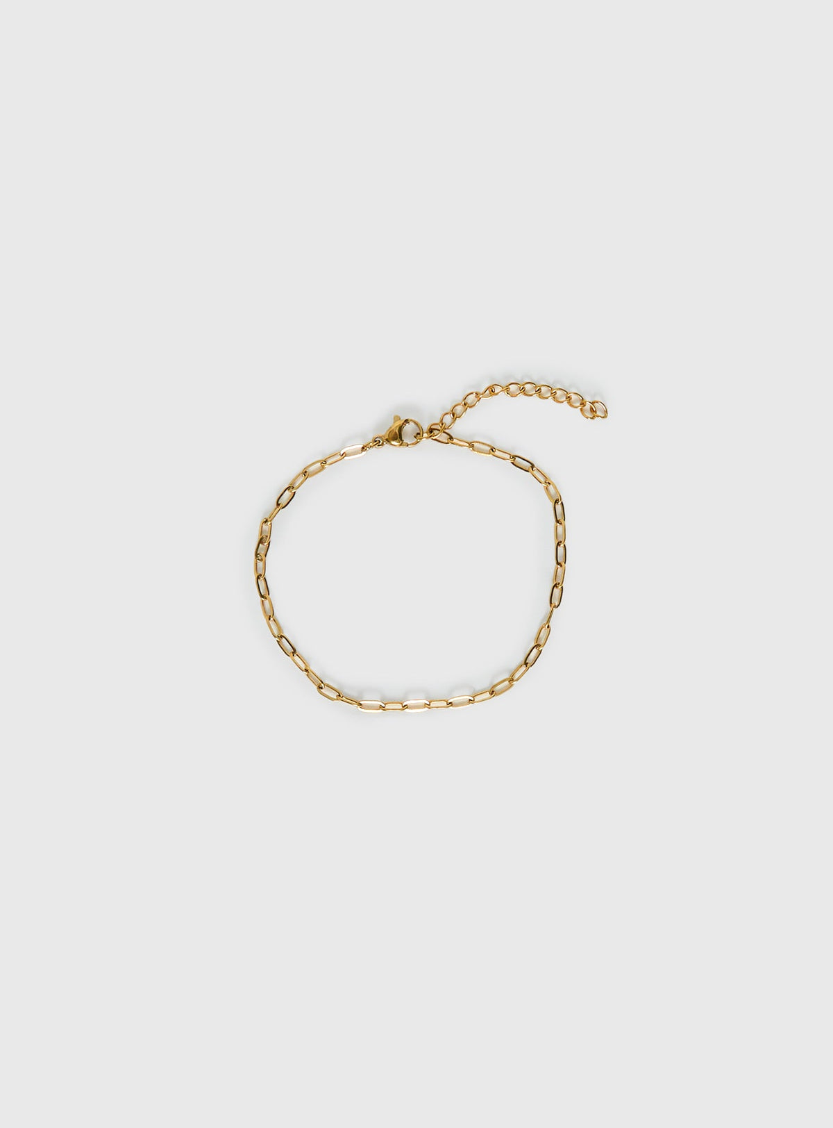 Zephry Gold Plated Link Chain Bracelet Gold