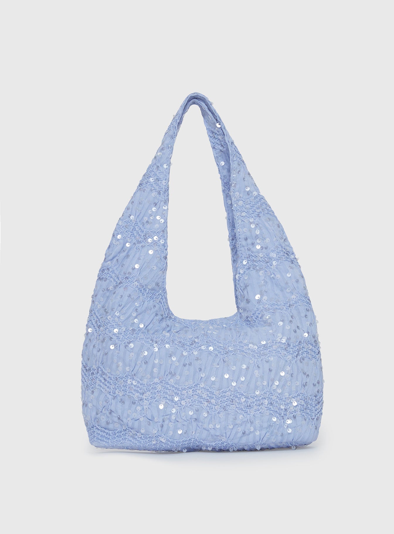 Baby Honey Sequin Shoulder Bag Blue