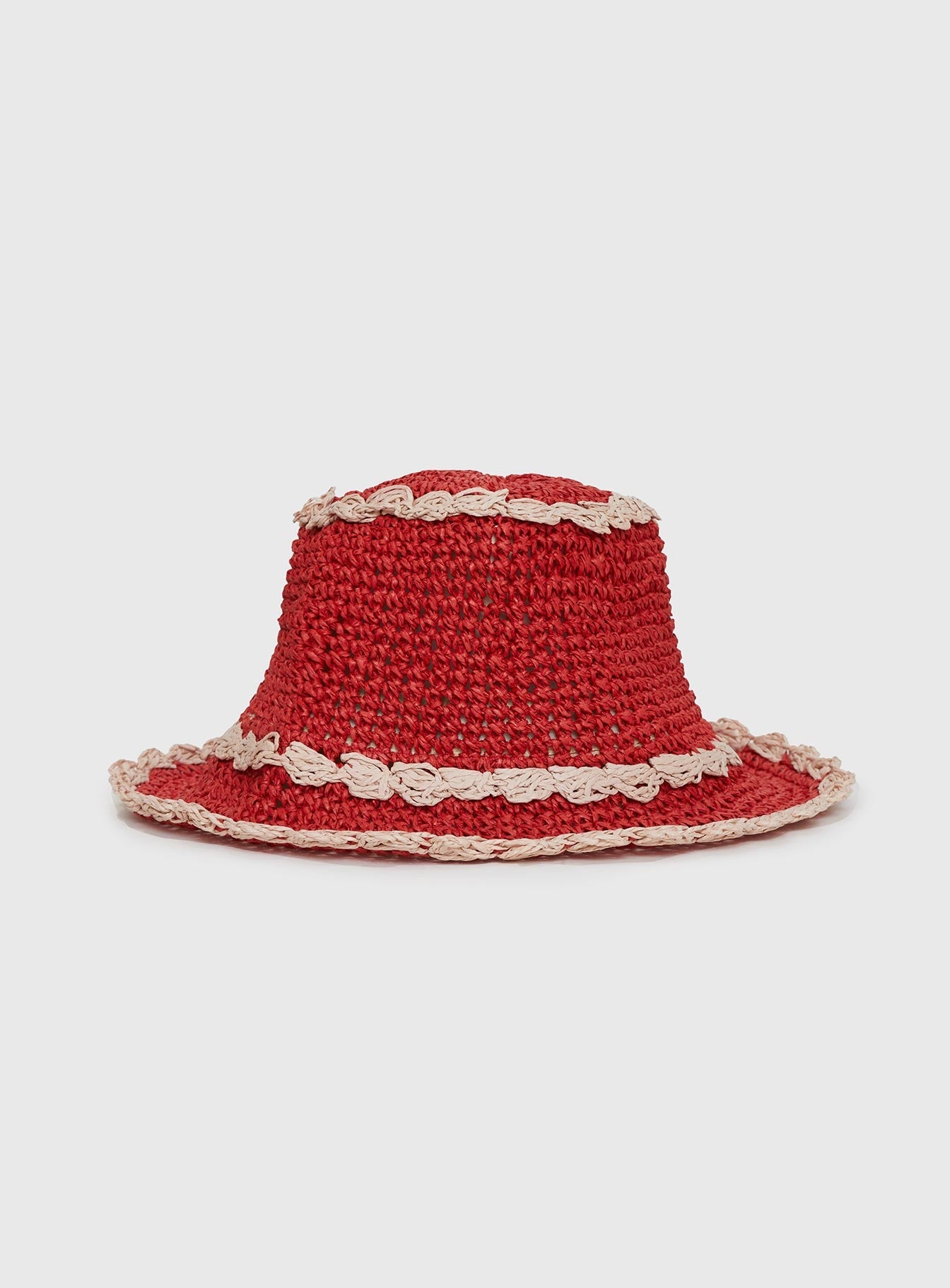Zeldine Crochet Hat Red