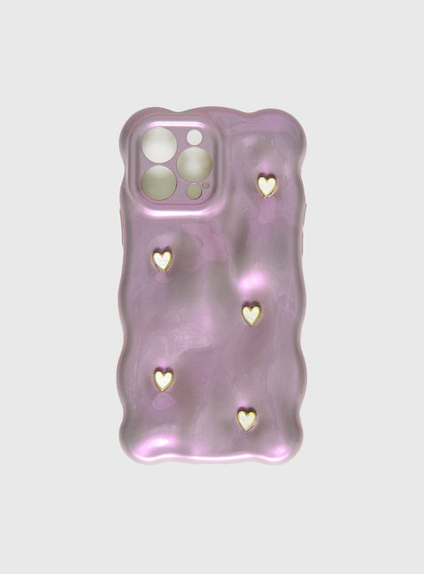 Hit Different iPhone Case Purple