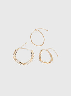 Mishy Bracelet Pack Gold