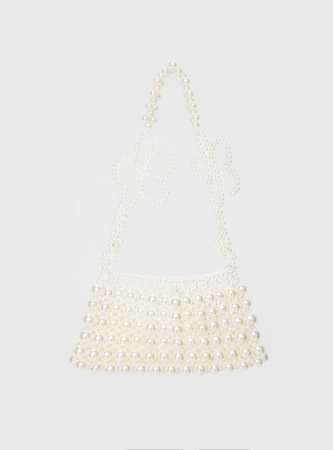 Vintage Lover Shoulder Bag Pearl