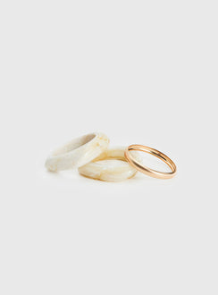 Amandah Resin Cuff Set Multi