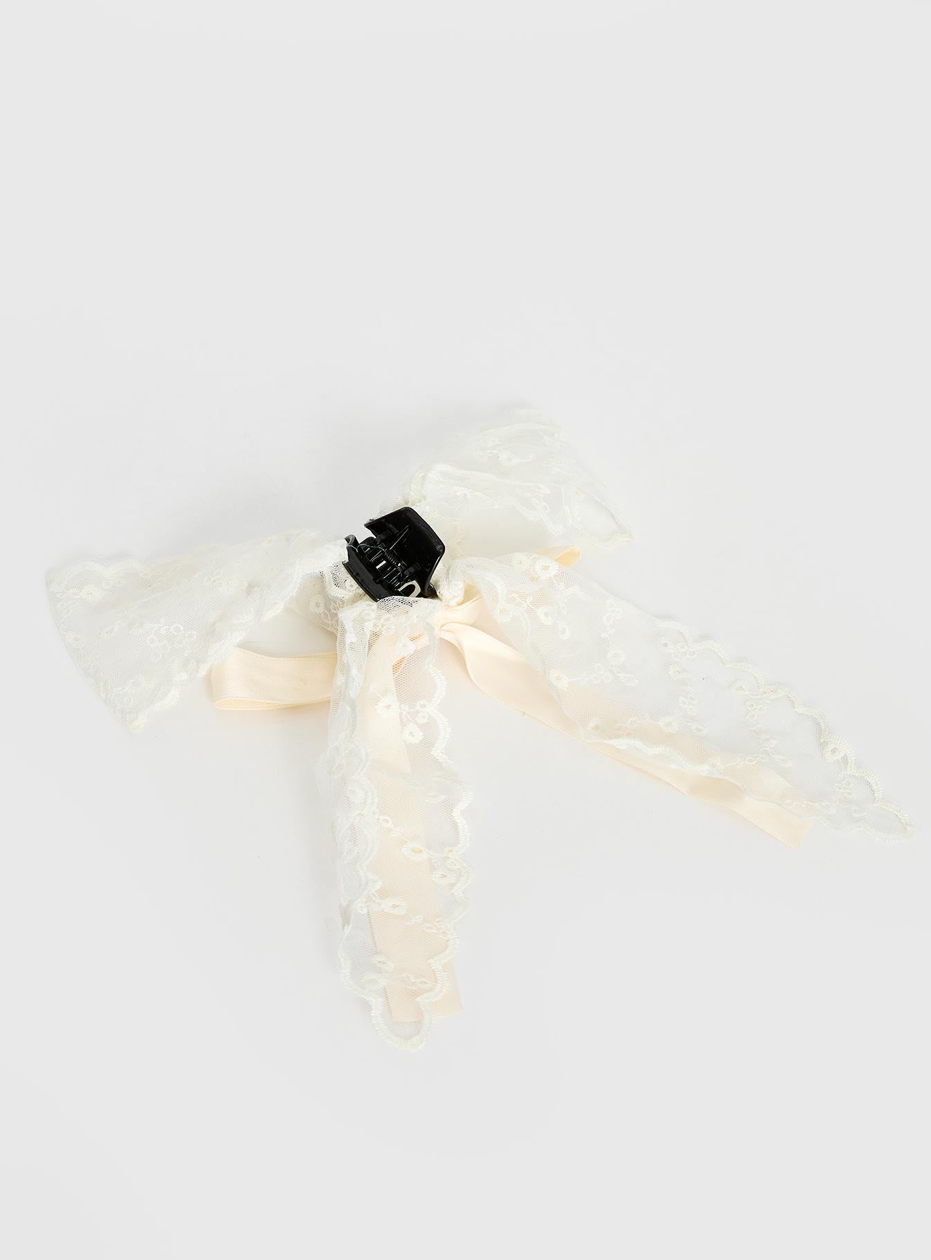 Bellarosa Lace Bow White