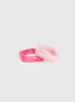 Billy Resin Cuff Pack Pink